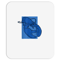 Funny Jumpscare Lobster Meme Blue Crustacean T Shirt Mousepad | Artistshot