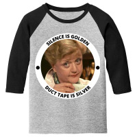 Limited Edition Jessica Fletcher Funny Incorrect Quote - Silence Is Go Youth 3/4 Sleeve | Artistshot