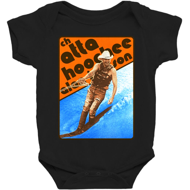 Alan Jackson Chattahoochee Waterskiing Retro Baby Bodysuit by Vanode Art | Artistshot