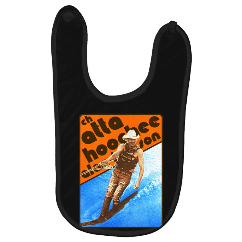 Alan Jackson Chattahoochee Waterskiing Retro Baby Bibs by Vanode Art | Artistshot