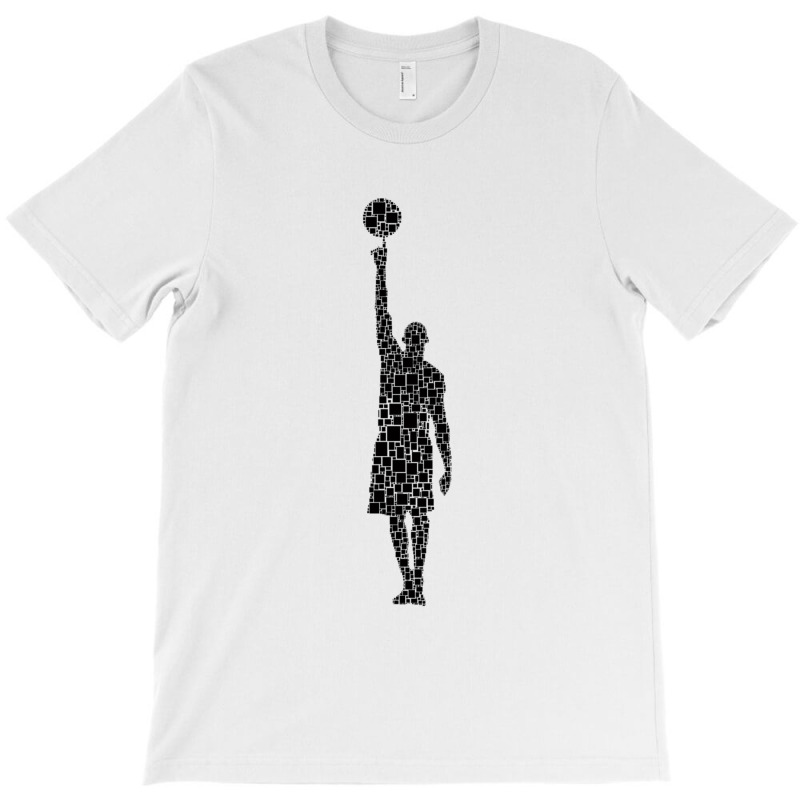 I Love Basketball Silhouette 1 T-shirt | Artistshot