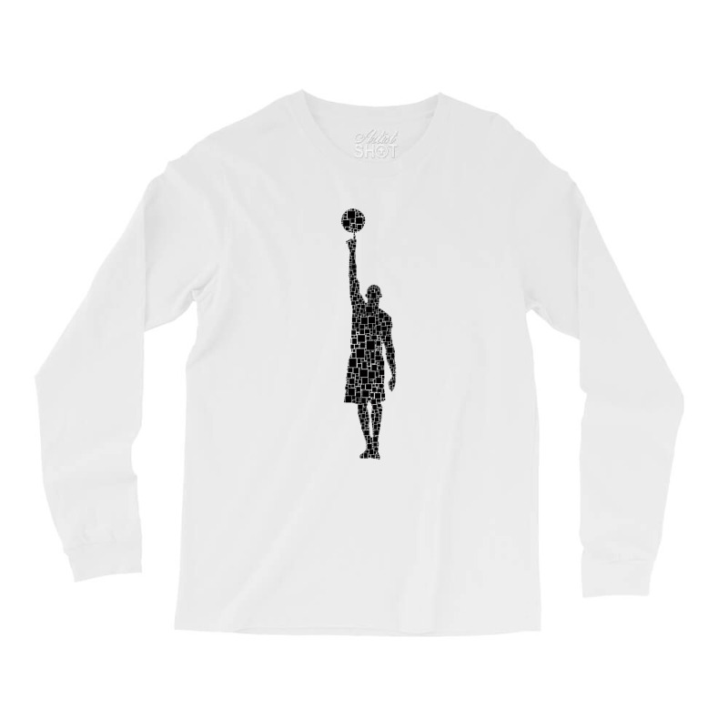 I Love Basketball Silhouette 1 Long Sleeve Shirts | Artistshot