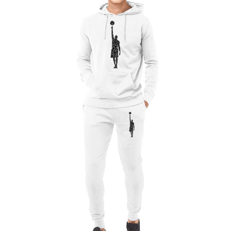 I Love Basketball Silhouette 1 Hoodie & Jogger Set | Artistshot