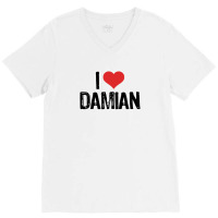 I Love Damian 1 11 V-neck Tee | Artistshot