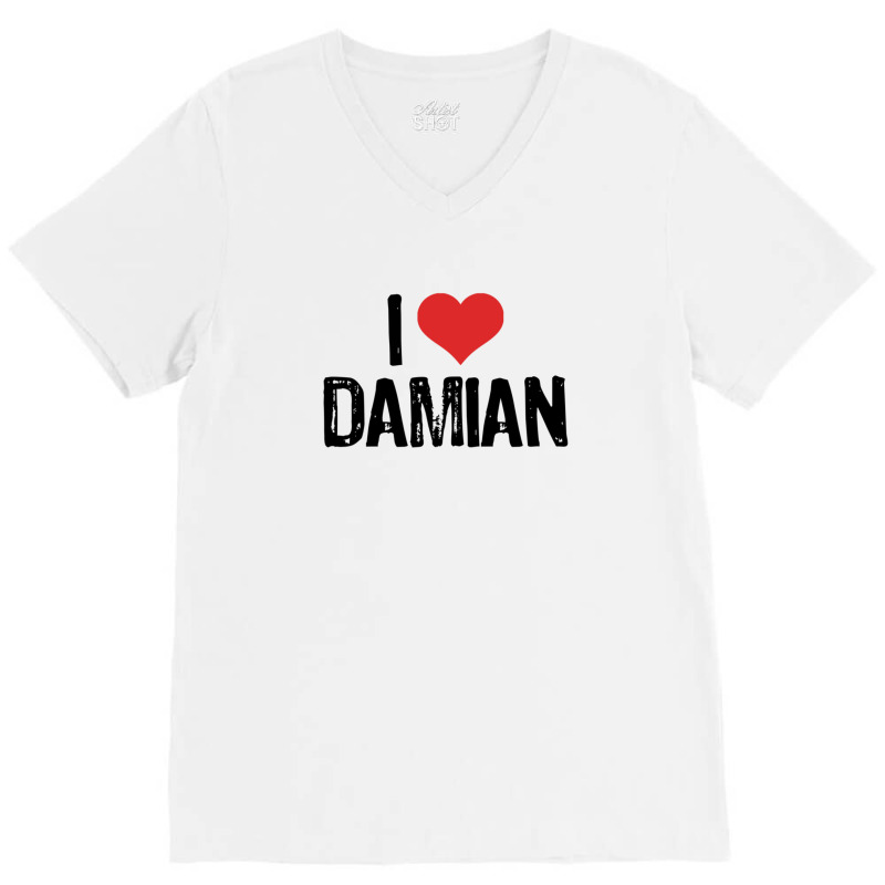 I Love Damian 1 11 V-neck Tee | Artistshot