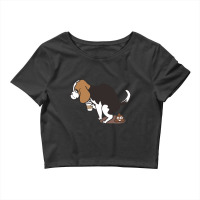 Limited Edition Coffee Makes Me Poop Beagle Crop Top | Artistshot