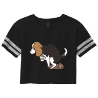 Limited Edition Coffee Makes Me Poop Beagle Scorecard Crop Tee | Artistshot