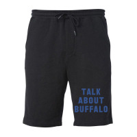 Trending Talk About Buffalo (blue) Fleece Short | Artistshot