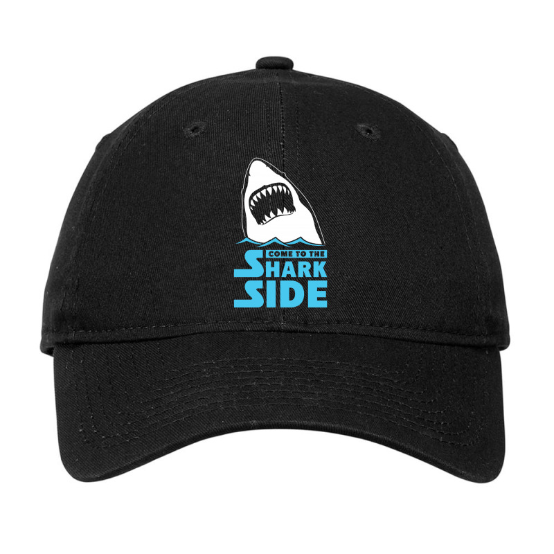 Come To The Shark Side Adjustable Cap by fardanar | Artistshot