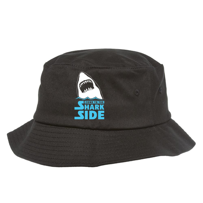 Come To The Shark Side Bucket Hat by fardanar | Artistshot