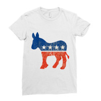 Democratic Donkey Democrat Ladies Fitted T-shirt | Artistshot