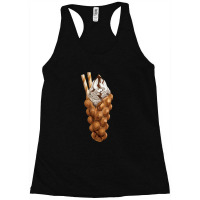 Eggette Bubble Waffle Vanilla Ice Cream Racerback Tank | Artistshot