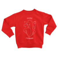 Divine Feminine Feminist Girls Power Empowered Woman Yoga Toddler Sweatshirt | Artistshot