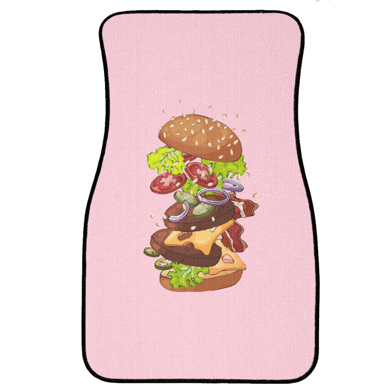 Exploding Cheeseburger Front Car Mat | Artistshot