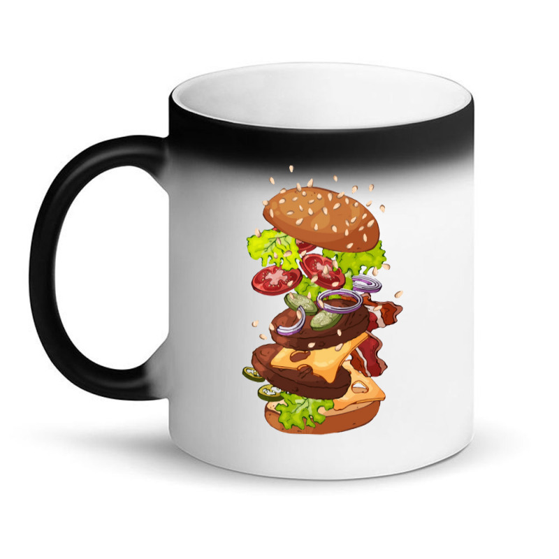 Exploding Cheeseburger Magic Mug | Artistshot