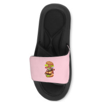 Exploding Cheeseburger Slide Sandal | Artistshot