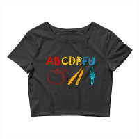 Abcdefu Tshirts Crop Top | Artistshot