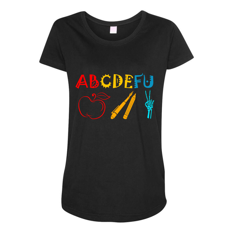 Abcdefu Tshirts Maternity Scoop Neck T-shirt | Artistshot