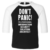 Information Security Solution Architect T Shirt Toddler 3/4 Sleeve Tee | Artistshot