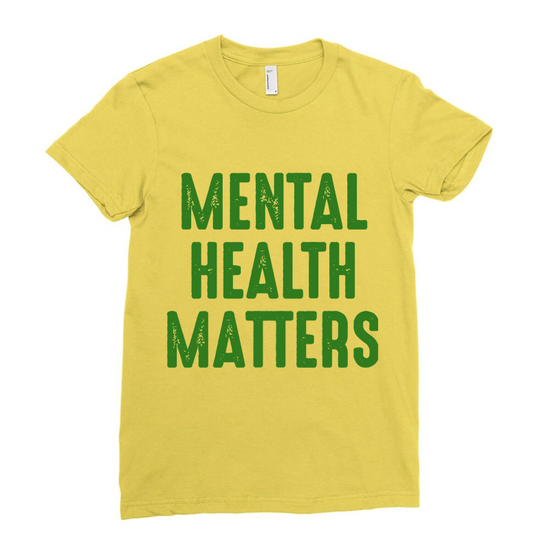 Mental Health Matters Ladies Fitted T-Shirt by paulscott Art | Artistshot