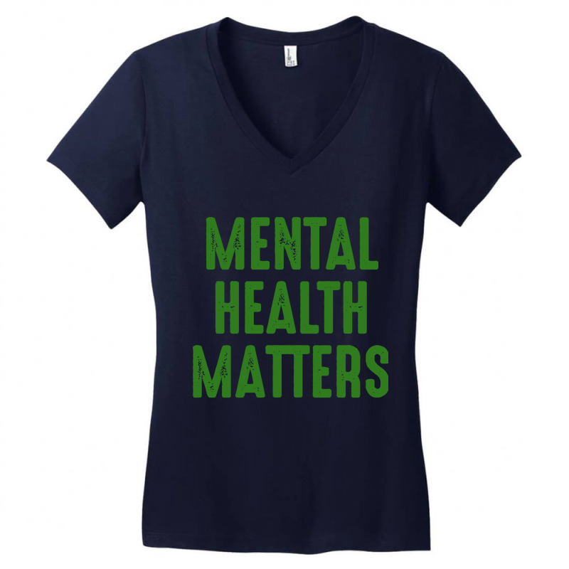 Mental Health Matters Women's V-Neck T-Shirt by paulscott Art | Artistshot