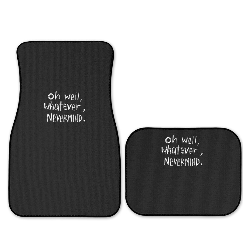 Oh Well Full Set Car Mats | Artistshot