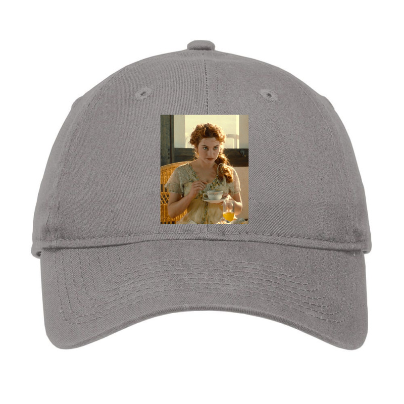 Kate Winslet Rose Drinking Tea Titanic Adjustable Cap | Artistshot