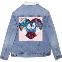 Be My Valentine Unisex Sherpa-lined Denim Jacket | Artistshot