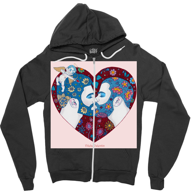 Be My Valentine Zipper Hoodie | Artistshot