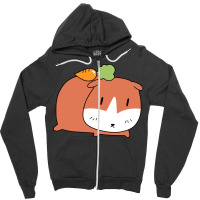 Carrot Guinea Pig Zipper Hoodie | Artistshot