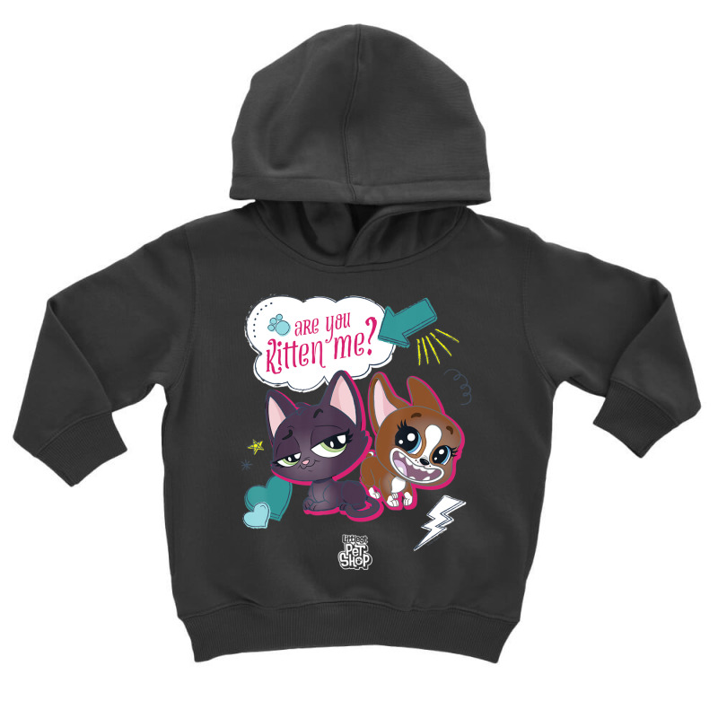 Littlest Pet Shop Puppy Are You Kitten Me Toddler Hoodie by namnguyen | Artistshot