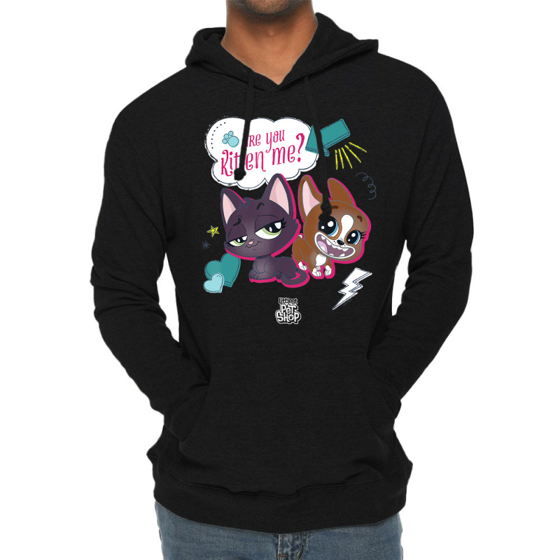 Littlest Pet Shop Puppy Are You Kitten Me Lightweight Hoodie by namnguyen | Artistshot