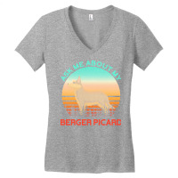 Berger Picard T  Shirt Ask Me About My Berger Picard T  Shirt Women's V-neck T-shirt | Artistshot