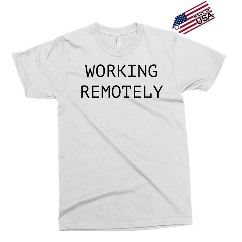 Working Remotely ( Black ) Exclusive T-shirt by COOLKIDS | Artistshot