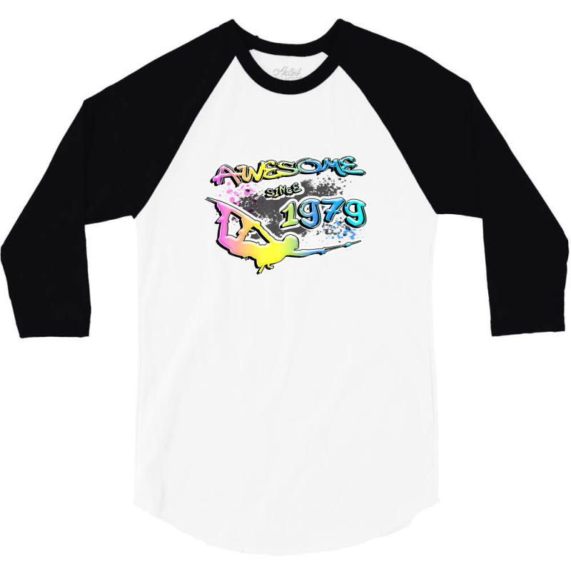 Awesome Since 1979. Wakeboard Lifestyle 3/4 Sleeve Shirt | Artistshot