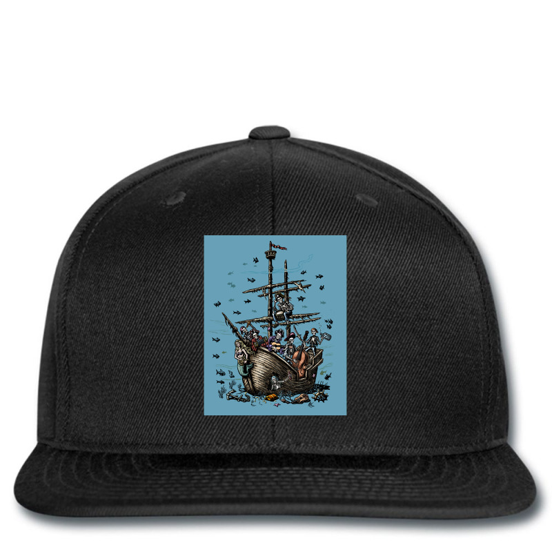 Trending Undersea Skeleton Pirate Musicians Printed hat by haodinhvan1 | Artistshot