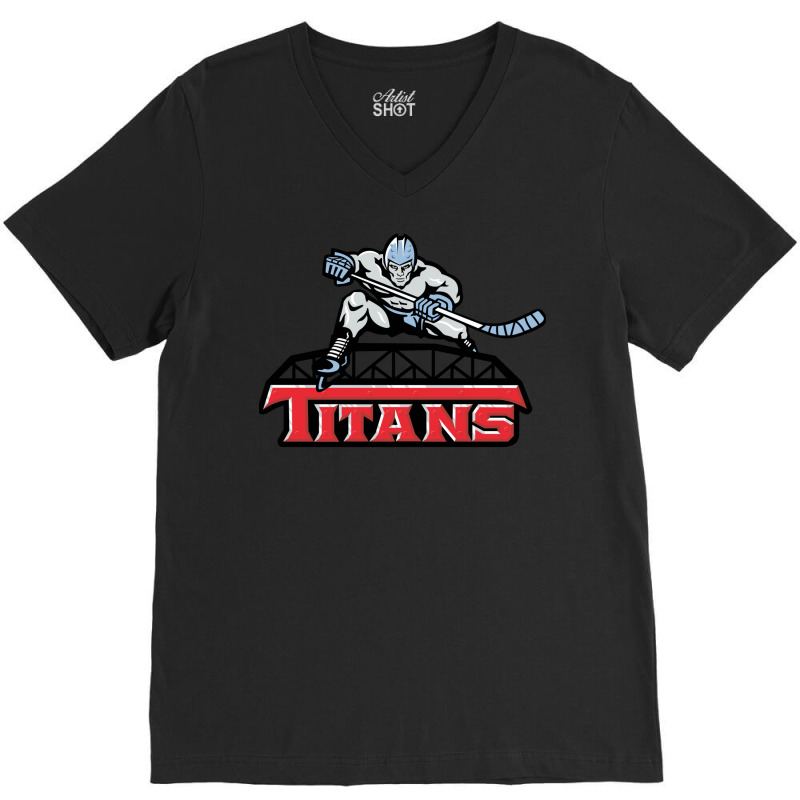 New Jersey Titans V-neck Tee | Artistshot