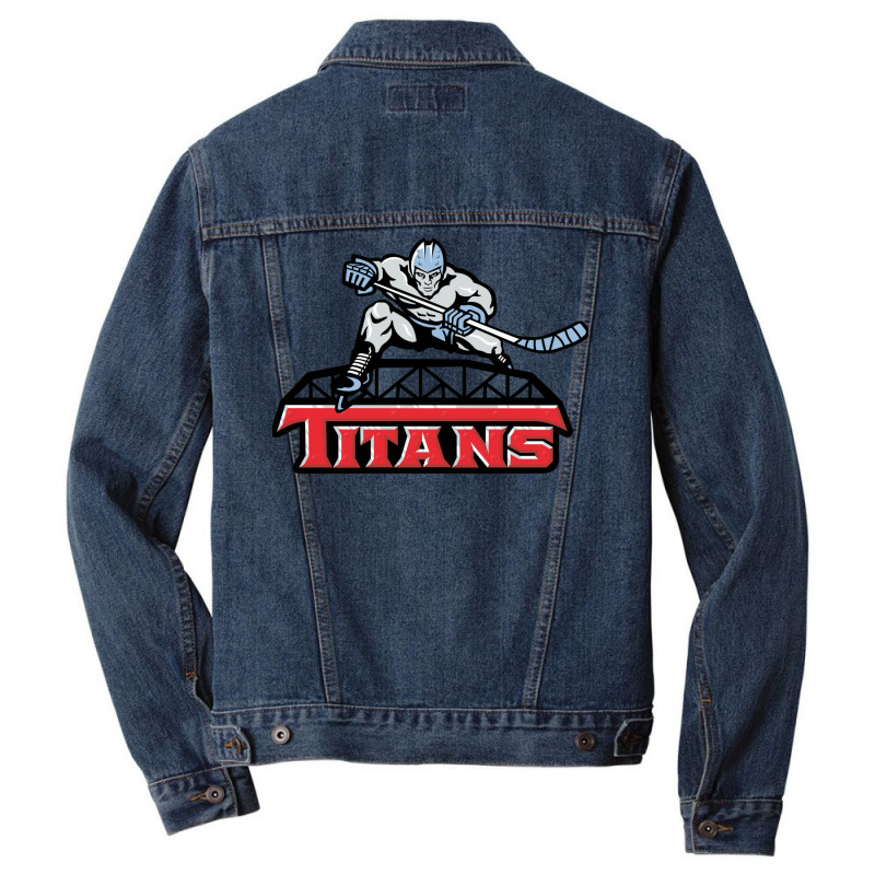 New Jersey Titans Men Denim Jacket | Artistshot