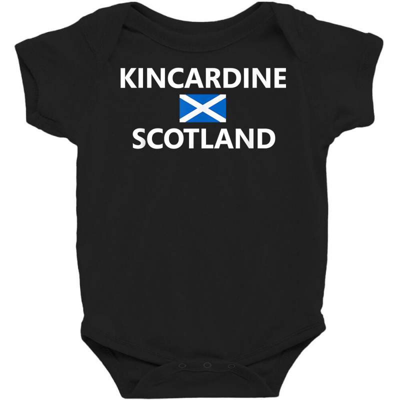 Kincardine Scotland Scottish Flag City T Shirt Baby Bodysuit | Artistshot