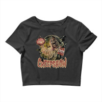 Hot Trend Vintage Creepshow The King Darknight Crop Top | Artistshot