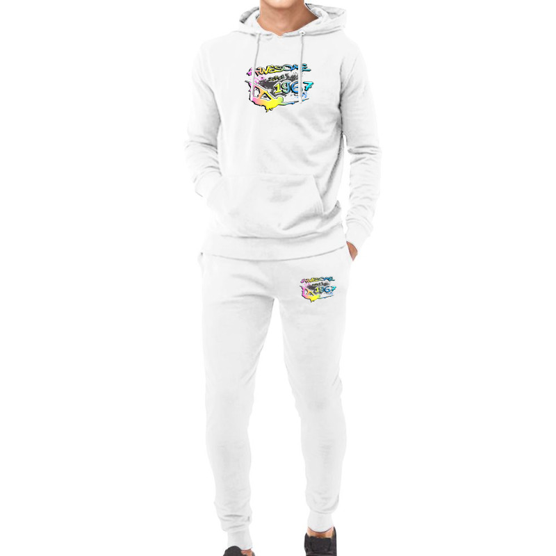 Awesome Since 1967. Wakeboard Lifestyle Hoodie & Jogger Set | Artistshot