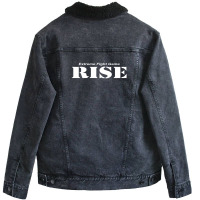 Rise Extreme Fight Game Unisex Sherpa-lined Denim Jacket | Artistshot