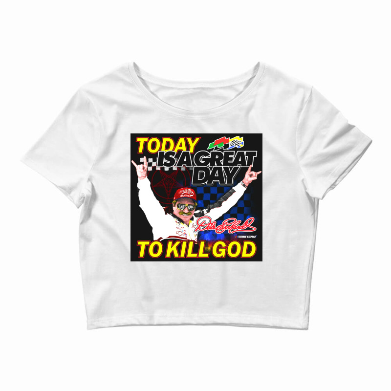 Earn Hard Kill God Crop Top by Vanode Art | Artistshot