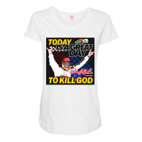 Earn Hard Kill God Maternity Scoop Neck T-shirt | Artistshot