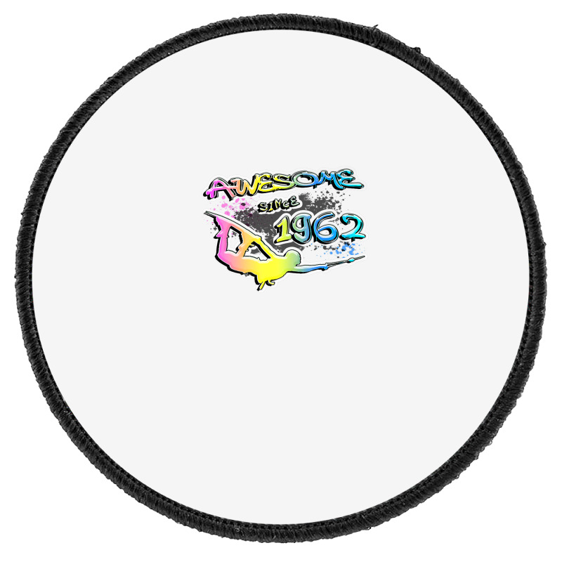 Awesome Since 1962. Wakeboard Lifestyle Round Patch | Artistshot