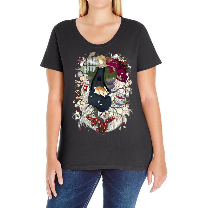 Natsumes Book Of Friends Cute Anime Ladies Curvy T-Shirt by edonamaltes1 | Artistshot