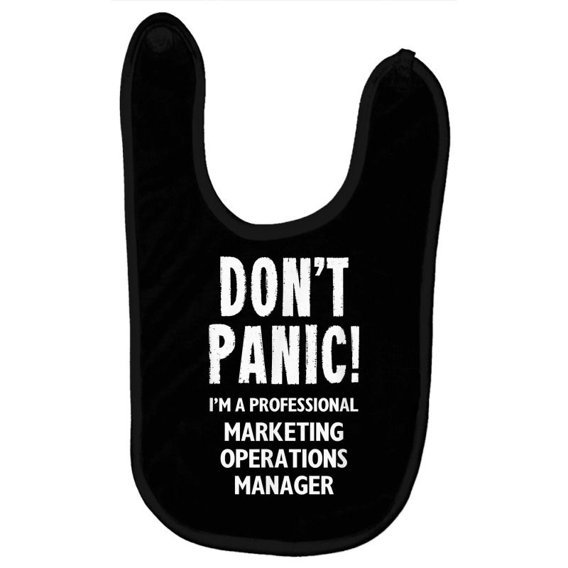 Marketing Operations Manager T Shirt Baby Bibs by latodorjnb | Artistshot