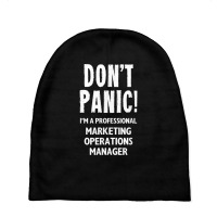 Marketing Operations Manager T Shirt Baby Beanies | Artistshot