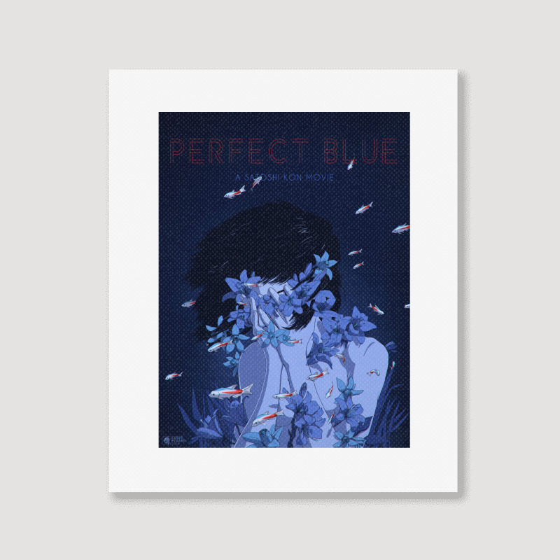 Perfect Blue 2 Portrait Canvas Print | Artistshot