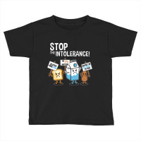 Limited Edition Food Allergies Are A Real Pain So Stop The Intolerance Toddler T-shirt | Artistshot